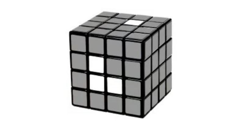 Giải quyết 2 khối trung tâm ở mặt trắng vàng của rubik