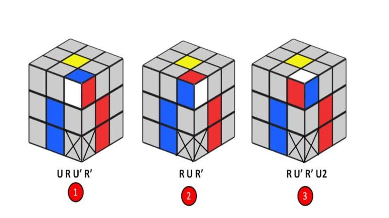 Hoàn thành tầng 1 của rubik